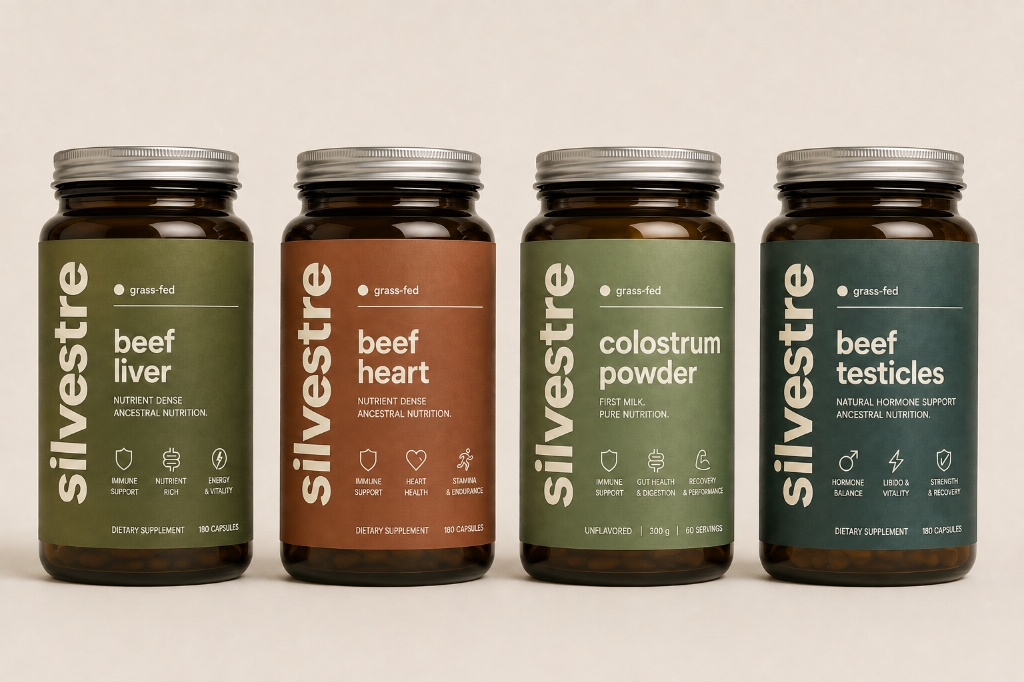 Silvestre Beef Liver supplement jar