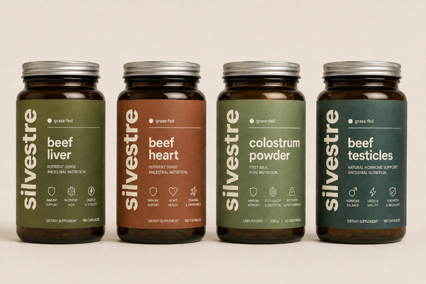 Silvestre Beef Liver supplement jar
